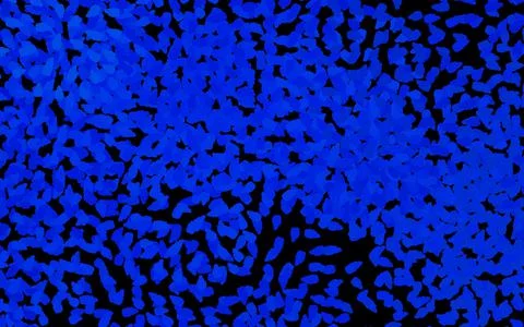 Dark BLUE vector pattern with random forms. Stock Illustration