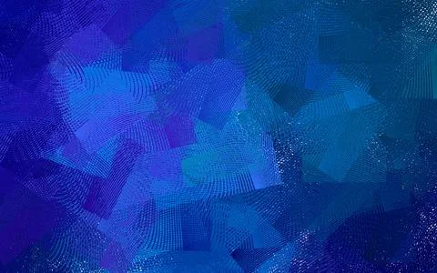 Dark BLUE vector pattern with random forms. Illustrazione stock