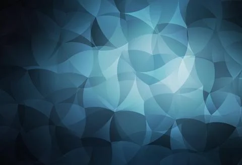 Dark BLUE vector pattern with random forms. Stock Illustration