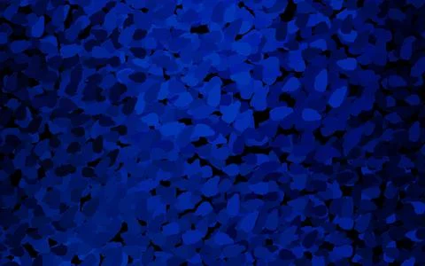 Dark BLUE vector pattern with random forms. Stock Illustration