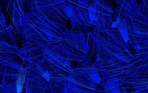 Dark BLUE vector pattern with random forms. 스톡 일러스트