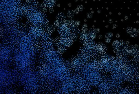 Dark BLUE vector pattern with sharp lines. Stock Illustration