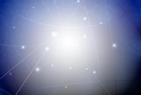 Dark BLUE vector pattern with sharp lines. Stock Illustration