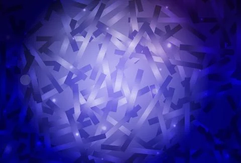 Dark BLUE vector pattern with sharp lines. Stockillustratie