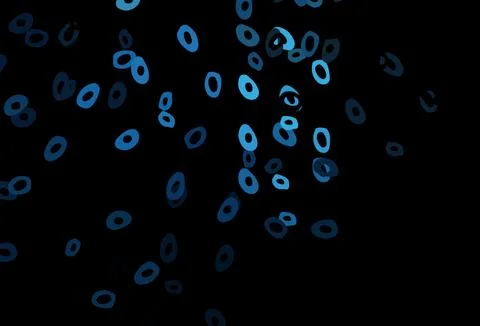 Dark BLUE vector pattern with spheres. イラスト素材