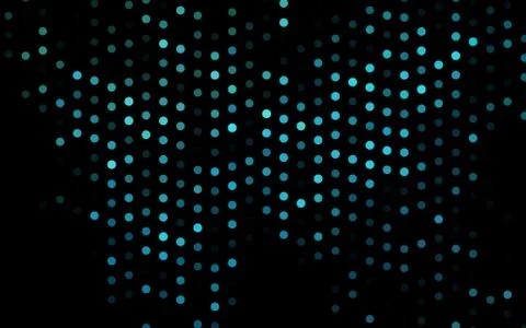 Dark BLUE vector pattern with spheres. Stock Illustration