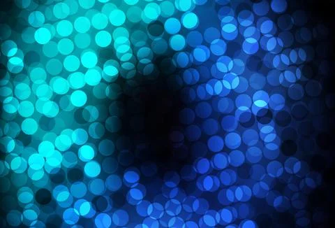 Dark BLUE vector pattern with spheres. イラスト素材