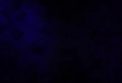 Dark BLUE vector pattern in square style. Stock Illustration