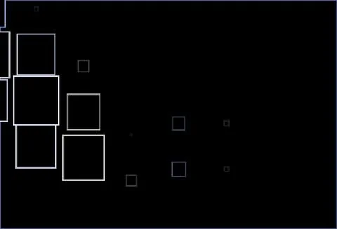 Dark BLUE vector pattern in square style. イラスト素材