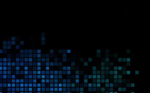 Dark BLUE vector pattern in square style. Illustrazione stock