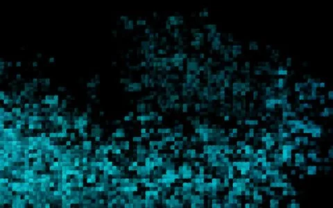 Dark BLUE vector pattern in square style. Stock Illustration