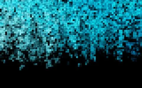 Dark BLUE vector pattern in square style. Stock Illustration