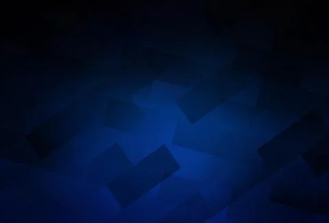 Dark BLUE vector pattern in square style. イラスト素材