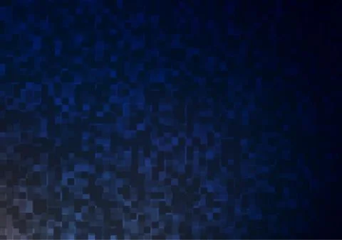 Dark BLUE vector pattern in square style. イラスト素材