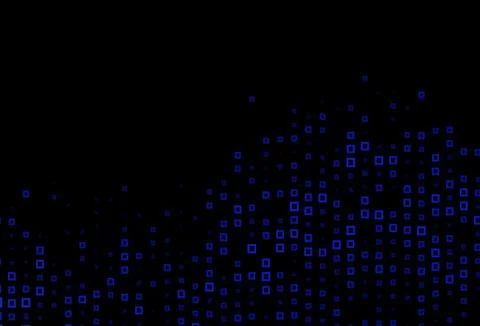 Dark BLUE vector pattern in square style. Illustrazione stock