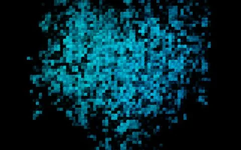 Dark BLUE vector pattern in square style. Illustrazione stock