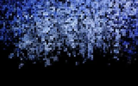 Dark BLUE vector pattern in square style. Stockillustratie