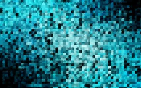 Dark BLUE vector pattern in square style. Stock Illustration