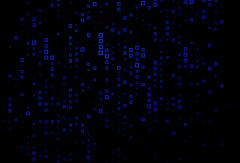 Dark BLUE vector pattern in square style. Illustrazione stock