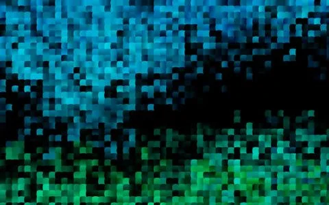 Dark BLUE vector pattern in square style. Illustrazione stock