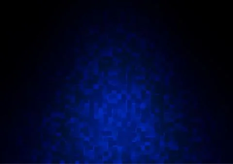 Dark BLUE vector pattern in square style. Illustrazione stock
