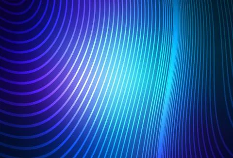 Dark BLUE vector pattern with wry lines. イラスト素材