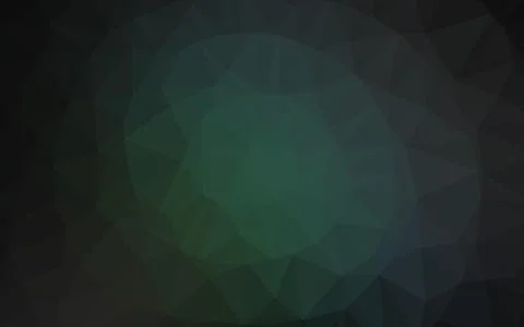 Dark BLUE vector polygonal background. Stock Illustration