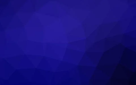 Dark BLUE vector polygonal pattern. Stock Illustration