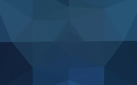 Dark BLUE vector polygonal pattern. Illustrazione stock