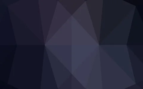 Dark BLUE vector polygonal pattern. Stock Illustration
