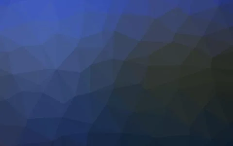 Dark BLUE vector polygonal pattern. Illustrazione stock