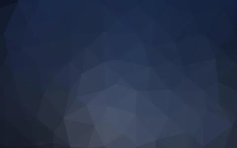 Dark BLUE vector polygonal pattern. Illustrazione stock