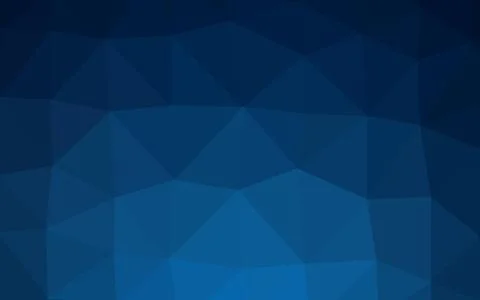 Dark BLUE vector polygonal template. Stock-Illustration