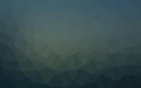 Dark BLUE vector shining triangular pattern. Illustrazione stock