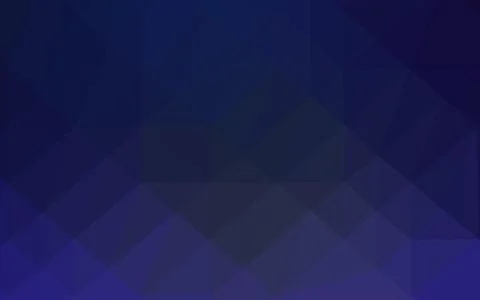 Dark BLUE vector shining triangular background. 스톡 일러스트