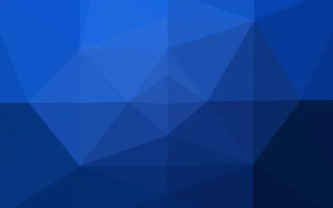 Dark BLUE vector shining triangular template. Illustrazione stock