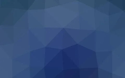 Dark BLUE vector shining triangular background. 스톡 일러스트