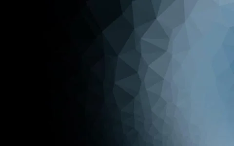 Dark BLUE vector shining triangular pattern. Illustrazione stock