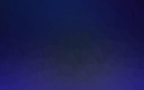 Dark BLUE vector shining triangular pattern. Stockillustratie