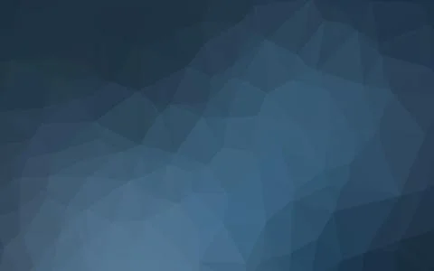 Dark BLUE vector shining triangular background. 스톡 일러스트