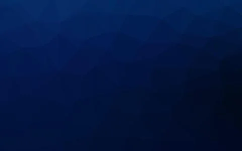 Dark BLUE vector shining triangular pattern. Stockillustratie