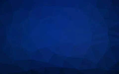 Dark BLUE vector shining triangular pattern. Stockillustratie