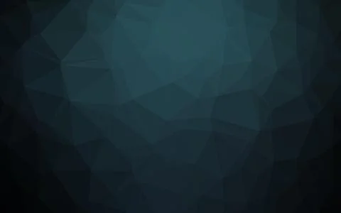 Dark BLUE vector shining triangular pattern. Stockillustratie