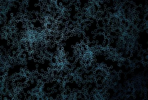 Dark BLUE vector template with artificial intelligence structure. イラスト素材