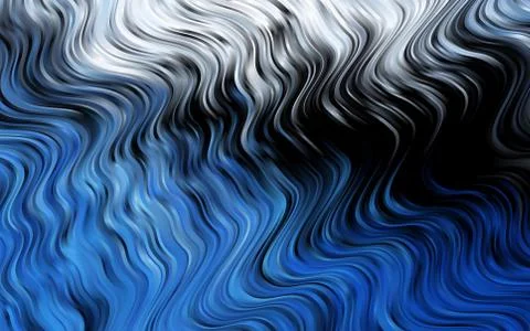 Dark BLUE vector template with bubble shapes. Stock Illustration