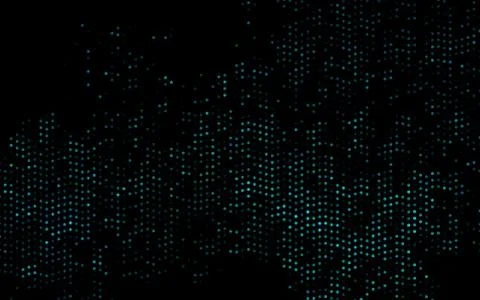 Dark BLUE vector template with circles. Ilustración de archivo