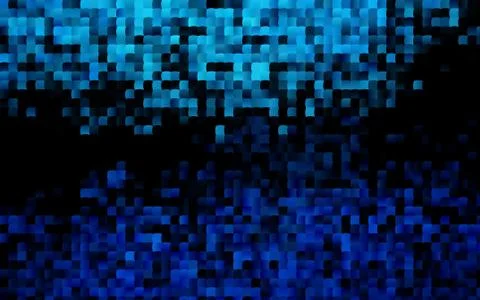 Dark BLUE vector template with crystals, rectangles. Stock Illustration