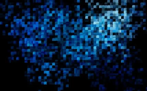 Dark BLUE vector template with crystals, rectangles. Illustrazione stock
