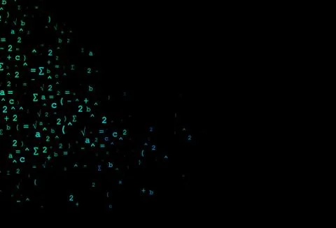 Dark BLUE vector template with math simbols. Stock Illustration