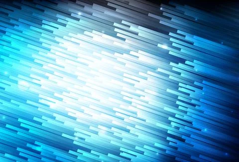 Dark BLUE vector template with repeated sticks. Stock Illustration